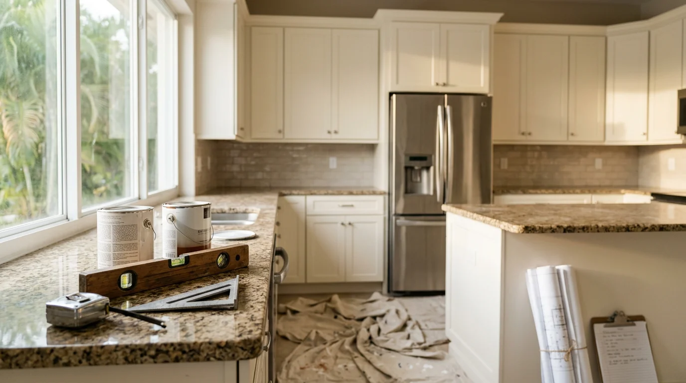 General contractor team working on home remodeling project in Southwest Florida